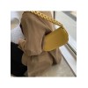 2023 New Female Fashion Single Shoulder Bag Women’s Solid Color Chain Genuine Leather Crossbody Bag