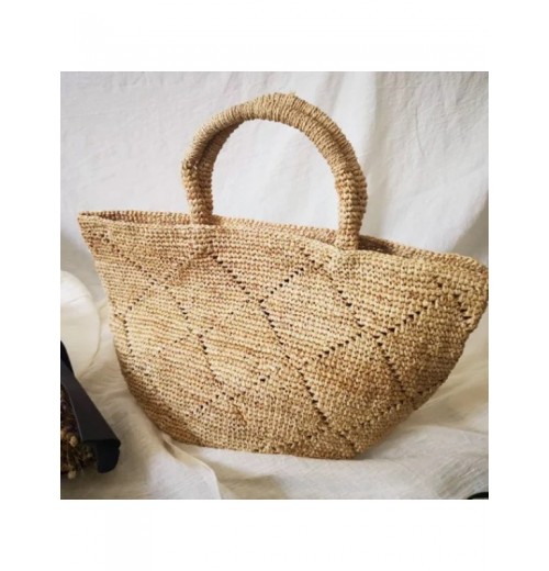 2023 New Women Lafite Grass Hollow Out Woven Bag All-Match Solid Color Ladies One Shoulder Handbag For Holiday Add To Wishlist