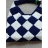 Women Plaid Zipper Handbag Lady Underarm Shoulder Totes Bag Female Fashion Woven Knitted Bags Add To Wishlist