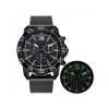 Cool series of men's mesh strap watches, men's casual business luminous watches