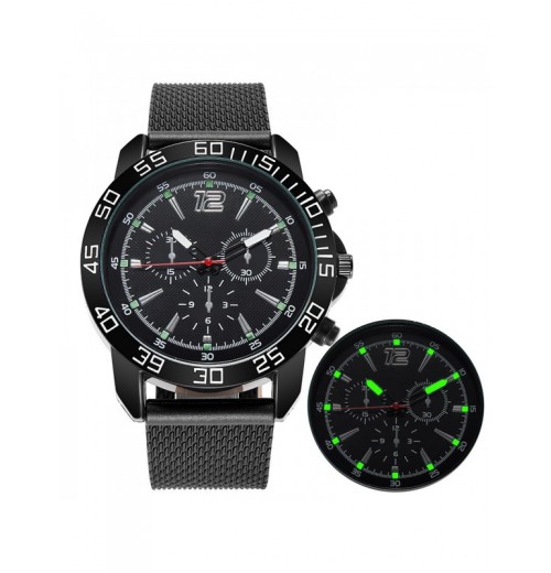 Cool series of men's mesh strap watches, men's casual business luminous watches