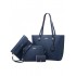 Trendy women's bag retro lady shoulder handbag 2023 new large-capacity fashion cross-body four-piece mother-in-law bag