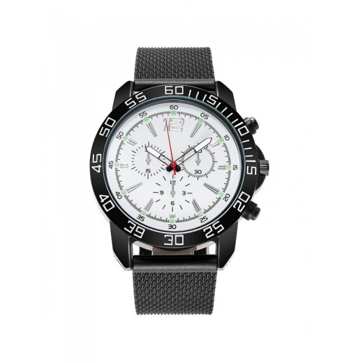 Cool series of men's mesh strap watches, men's casual business luminous watches