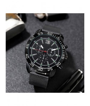 Cool series of men's mesh strap watches, men's casual business luminous watches