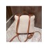 Women Color Patchwork Canvas Backpack Casual Large Capacity Zipper Backpack Leisure Vacation Travel Bag For Ladies 2023 New