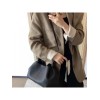 Women’s Genuine Leather Messenger Bags Female Solid Color Dumpling Handbag 2023 Fashion New All-Match Shoulder Bag